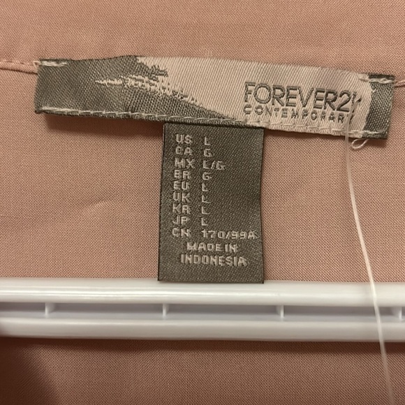 Long sleeve nude blouse - Picture 5 of 6